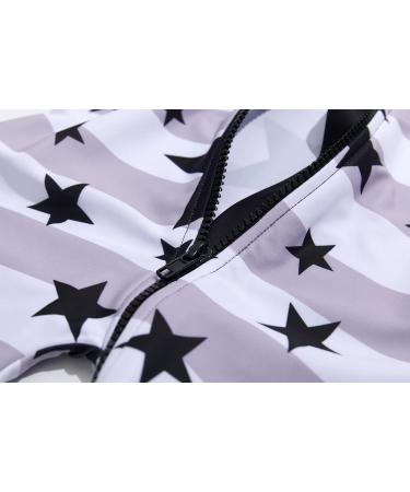 Bonverano Baby Boys Swimsuit - UPF 50+ Sun Protection, Full-Length Zipper One Piece Swimwear - 6 Months Star - Buy Online on GoSupps.com