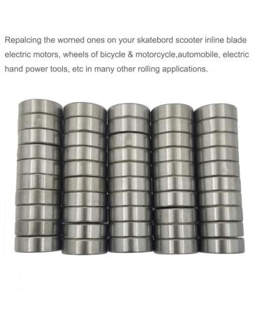 50 PCS 608-2RS Skateboard Bearings 8x22x7 - Sealed High-Quality Bearings - Buy Online on GoSupps.com
