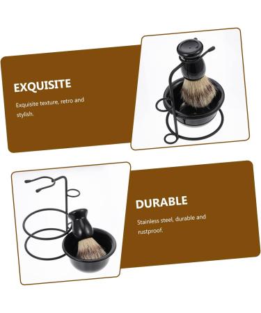 4 Sets Beard Shaving Bowl & Brush - Professional Men's Grooming Accessories for Convenient Shaving - Buy Online on GoSupps.com