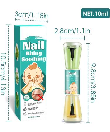 Soothing Nail Biter Thumb Sucking Nail Polish Nail Bite Stop Solution Colorless Application Natural Taste Barrier 10ml For Men Women - Buy Online on GoSupps.com