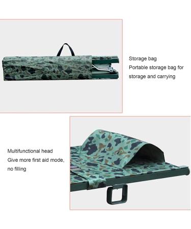 Multifunction Emergency Rescue Stretcher Foldable Oxford Leather Back Stretcher Patient Transport Telescopic Stretcher for Sports Fields - Buy Online on GoSupps.com