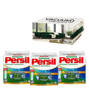 Persil Universal Megaperls Laundry Detergent 48 Loads. INCLUDES 3 X Universal Megaperls Powder 1.12 kg (16 Wash Loads) each | Ultra concentrated