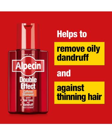 Alpecin Double Effect Shampoo 200ml - Stronger Hair Growth Formula - Buy Online on GoSupps.com