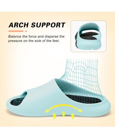Shop Besroad Cloud Slippers - Arch Support Recovery Sandals for Men & Women | Non-Slip Thick Cushion Quick Drying | Ideal for Indoor & Outdoor Use - Buy Online on GoSupps.com