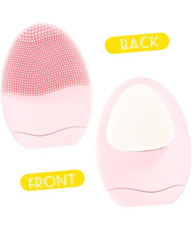 Angoily facial scrubber exfoliator cobblestone silicone facial cleansing brush silicone cleaning brush cleansing brush pore scrubber pebble brush Man-made fiber plastic - Buy Online on GoSupps.com