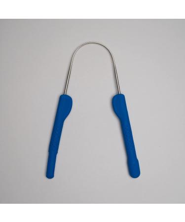 JiBee Tongue Cleaner & Scraper by MyMouth - Stainless Steel with Silicone Handle - Fight Bad Breath | International Shipping Available - Buy Online on GoSupps.com