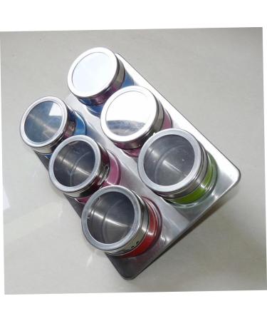 Alipis 12 Pcs Seasoning Bottles Stainless Steel Seasoning Cans Spice Jar with Cover Condiment Bottles - Buy Online on GoSupps.com
