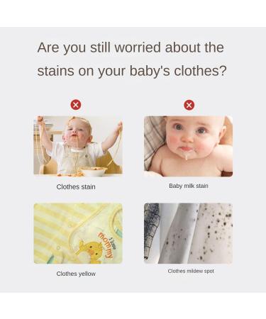 Strong stain bleach - magic powder efficient stain removal without residue to remove yellow stains to remove milk stains 1000g pack (1000) 300 g (Pack of 1) - Buy Online on GoSupps.com