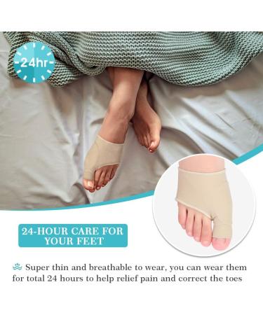 Bunion Foot Sleeve - Corrective Toe Straightener & Pain Relief for Hallux Valgus, Hammer Toe - Bunion Corrector Socks - Buy Online on GoSupps.com