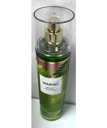 Bath and Body Works WAIKIKI - BEACH COCONUT Fine Fragrance Mist 8 Fluid Ounce (2020 Edition) Waikiki Beach Coconut 8 Fl Oz (Pack of 1)
