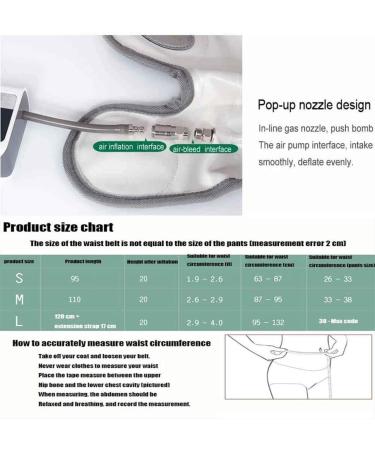 Decompression Back Belt | Adjustable Inflatable Traction Device for Lower Back Pain Relief & Body Relaxation - Buy Online on GoSupps.com