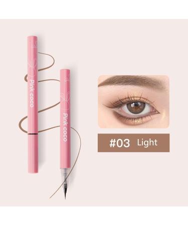 Pencil Eyeliner 0.6ml Colored Waterproof Eyeliner Smudge- Long-Wearing Formula Eyeliner Liquid Liner Smooth and Precise Lines Fine Tip Liquid Eyeliner for Beginner and Professional Makeup 1 count (Pack of 1) - Buy Online on GoSupps.com