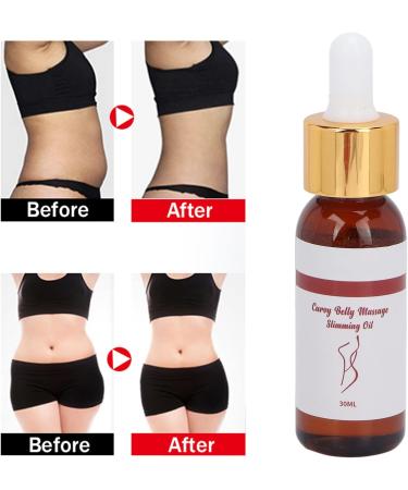 Body-Shaping Massage Oil | Weight Loss Slimming Oil for Waist Legs Stomach & Arms | Essential Oil for Fat Reduction & Abdominal Shaping - Buy Online on GoSupps.com