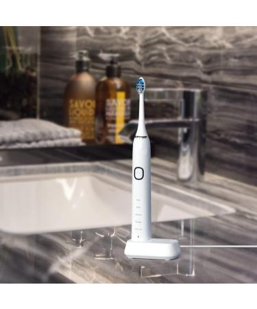 Mamibot Electric Toothbrush for Adults | Waterproof Power Toothbrush with 5 Modes & 4 Brush Heads | Rechargeable & Long-lasting Battery | White - Buy Online on GoSupps.com