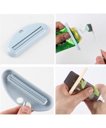Congguan Toothpaste Donor Clip Set - 4 Plastic Squeezer Caps for Toothpaste & Cream - 4 Colors - Buy Online on GoSupps.com