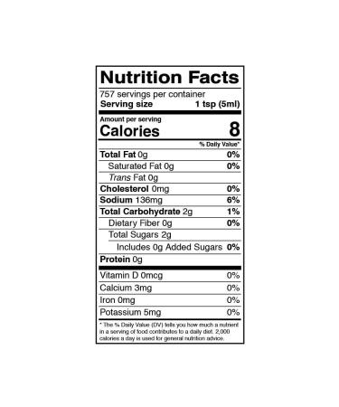 Kevala Organic Coconut Aminos 1 Gal - Natural Soy Sauce Alternative - Buy Online on GoSupps.com