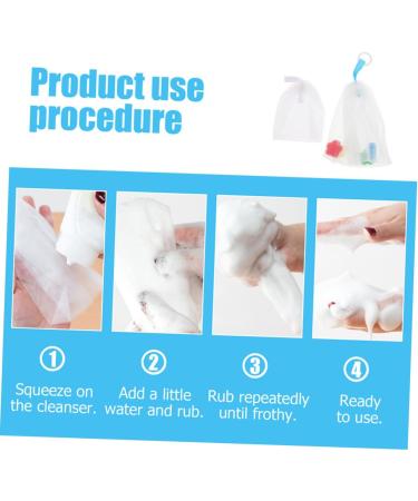 PLAFOPE 4pcs Foaming Net Purpose Soap Car Foaming Bags Cleansing Foaming Cup or - Buy Online on GoSupps.com