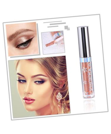 Women Makeup Glitter Eyeshadow Liquid Eyeshadow Highlighter Powder Eyeshadow Shiny Eyeshadow Shimmer Eye Shadow Glitter Liquid Eyeliners Glow Eye Powder Pearlescent Eyeshadow Shine 1 Count (Pack of 1) As Shown