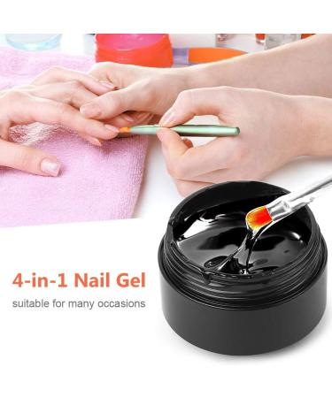  Pongnas Pongnas Nail Art Glue Adhesive Gel for Nail Extensions and Jewelry Safe for Most Skin Types No Wash-Off Easy Application for Professional Use - Buy Online on GoSupps.com