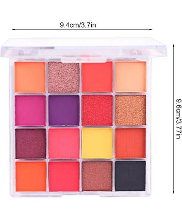 Multicolor Eyeshadow Palette Waterproof Multicolor Face Shadow Palette | Makeup Accessory Matte Shimmer Face Shadow Palette for Beginners Home Use Shzons 02 - Buy Online on GoSupps.com
