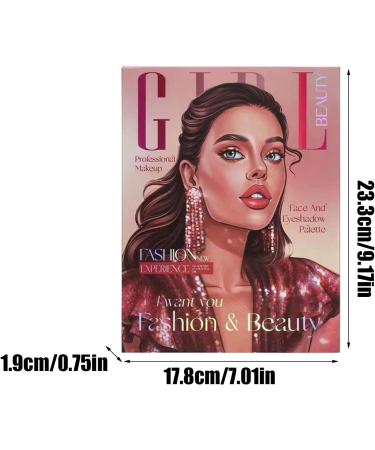 52 Color Eyeshadow Palette Matte Shimmer Makeup Kit Waterproof Blush Contour Set with Long Wear Face Makeup Collection Glams Look with Rich Pigments Eyeshadow Kit for Women Daily Party - Buy Online on GoSupps.com