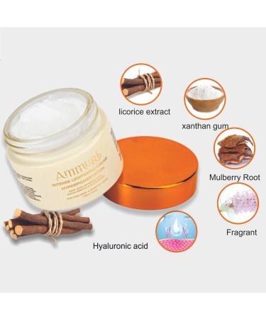 Intense Lightening Cream Skin Moisturising & Brightening Formula Freckle Remover Cream - Best Dark Spot Removal Face Bikini and Sensitive Parts of Body - 50 Ml - Buy Online on GoSupps.com