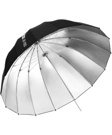 Godox UB-105S 41.3 Silver Parabolic Deep Reflective Umbrella with Diffuser Cover - Photography Studio Soft Light Umbrella - Buy Online on GoSupps.com