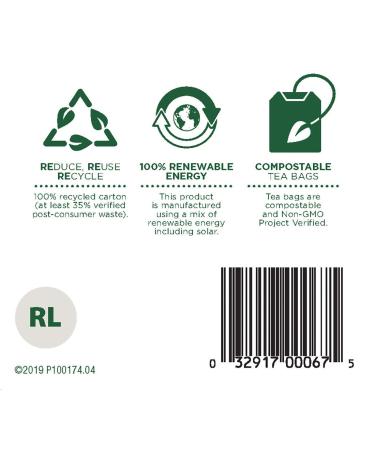 Organic Raspberry Leaf Relaxation Tea - Caffeine Free | 16 Wrapped Bags - Traditional Medicinals - Buy Online on GoSupps.com