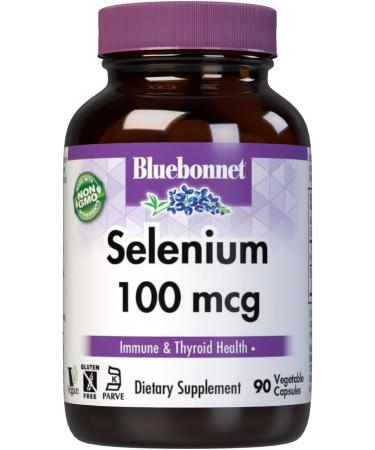 Bluebonnet Nutrition Selenium 100 mcg - 90 Vcaps | High-Quality Antioxidant Support - Buy Online on GoSupps.com