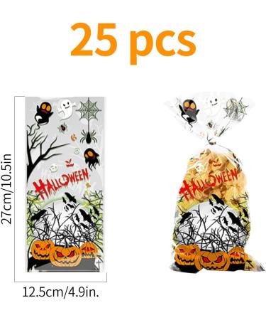ZZLBZN Halloween Bags for Sweets Halloween Sweets Bags Halloween Cellophane Bags Halloween Cookie Bags Halloween Sweets Bags for Halloween Party Favors - Buy Online on GoSupps.com