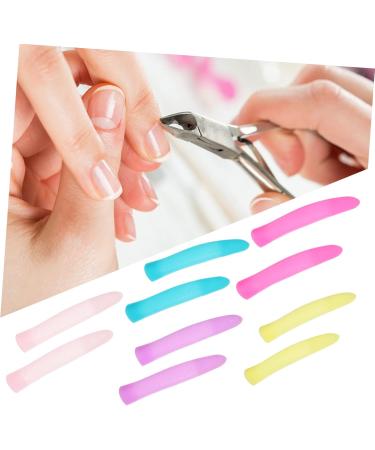Healeved 15 Pairs Cuticle Nipper Handle Sleeve Pedicure Protection Cap - Buy Online on GoSupps.com