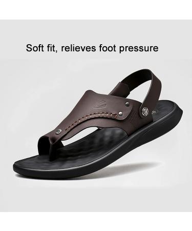 CLSQLXYJZC Black Leather Corrector Sandals for Hallux Valgus & Plantar Fasciitis - Size 27cm - Buy Online on GoSupps.com