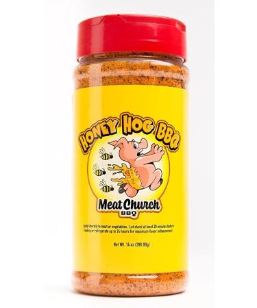 Meat Church BBQ Rub Combo - Two 14 oz Bottles of Honey Hog Rub - Gluten Free Seasoning for Meat and Vegetables - Buy Online on GoSupps.com