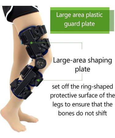Post Op Knee Brace - Adjustable Articulated Orthosis for Men & Women | Support Stabilizer for Left & Right Leg (47-72cm - Buy Online on GoSupps.com