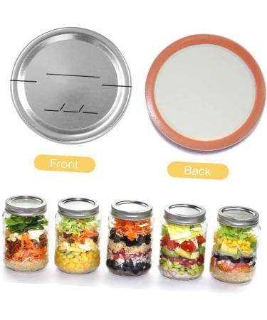 POPETPOP 90 Pcs Mason Jar Lids Coffee Glass Storage Lids Canning Jar Lid Gold Cake Board Glass Coffee Carafe Reusable Canning Cover Thai Massage Stick Ball Jar Lids Tinplate Ring Wide Mouth Silverx3pcs 8.6X8.6X0.2CMx3pcs - Buy Online on GoSupps.com
