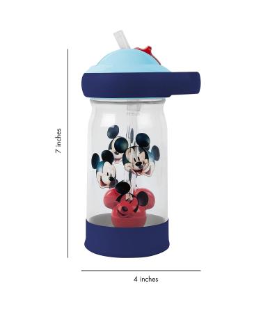 The First Years Mickey Sip & See Toddler Water Bottle 12 Oz with Floating Charm - Buy Online on GoSupps.com