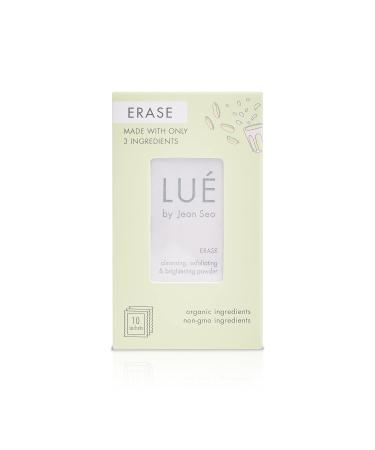 ERASE Cleansing Powder: Gentle Exfoliator for New Skin with Organic Oat Flour to Promote Skin Cell Renewal & Soothe Irritations - 10 Sachets (10 single use sachets)