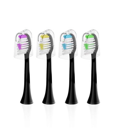 Acteh Toothbrush Heads, Acteh Heads (Black)