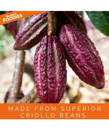 Superfoodies Raw Organic Criollo Cocoa/Cacao Nibs 100g - Sustainably Sourced from Peru, Non-GMO - Pack of 1 - Buy Online on GoSupps.com
