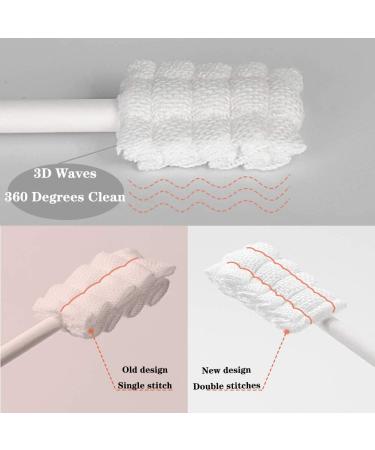 100 Pcs Baby Disposable Gauze Toothbrush - Newborn Infant Oral Care Cleaning Swabs for 0-36 Month - Buy Online on GoSupps.com