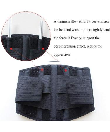 Samnuerly Lumbar Support Belt Adjustable Back Support for Men & Women | Breathable Waist Belt for Lower Back Pain Relief - Buy Online on GoSupps.com