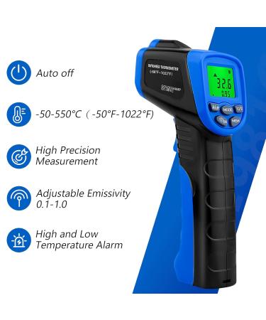 Buy Infrared Thermometer for Baby & Adult - LCD Contactless Body Thermometer for Accurate Temperature Measurement | Fast International Shipping - Buy Online on GoSupps.com