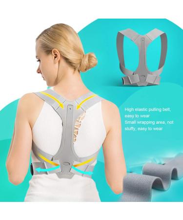 Posture Correction Belt Portable Posture Corrector Brace Adult Posture Corrector Brace Back Spine Support Fixing Belt Hunchback Correction Belt(grey) favorite gift lofty ambition - Buy Online on GoSupps.com