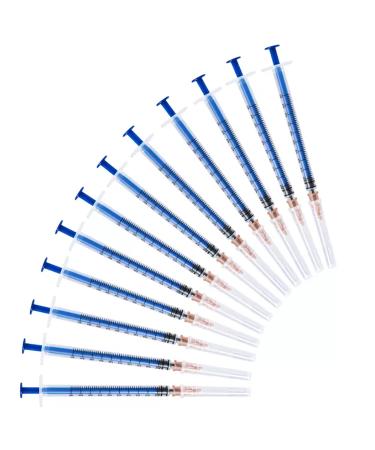 30 Pack 1ml Syringe with Needle 26 Guage 1 Inch Sharp Needle Disposable Individual Sterilized Package (1ml 30PCS)