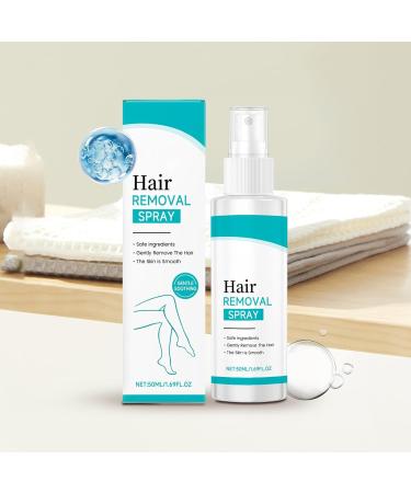 Hair removal spray 50 ml fast-acting soothing and skin-friendly solution Bikini Area Hair Removal suitable for arms underarms face and legs - Buy Online on GoSupps.com