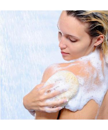 GEOOT Exfoliating Loofah Sponge Pads - Natural Egyptian Shower Loofa (2 Pack) - Buy Online on GoSupps.com