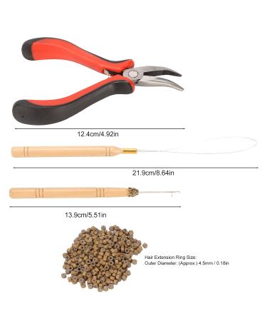 Buy Hair Extension Tool Kit - Micro Silicone Rings Bead & Pliers for Styling | International Shipping Available - Buy Online on GoSupps.com