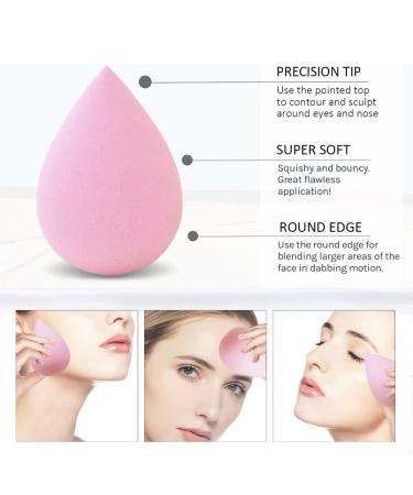 Latex-Free Makeup Sponge Set | 6 High-Definition Blenders for Powder Cream & Liquid - Super Soft & Bouncy | International Shipping Available - Buy Online on GoSupps.com