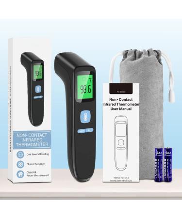 Digital Infrared Non-Contact Thermometer with Fever Alarm - LCD Screen, Accurate Reading and Memory Function for Babies, Children, and Adults - Buy Online on GoSupps.com