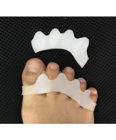 Zittop Toe Separators - Bunion Corrector & Toe Spacers Set for Pain Relief - Toe Stretcher for Hammer Toe - 4 Pieces, White - Men & Women - Buy Online on GoSupps.com